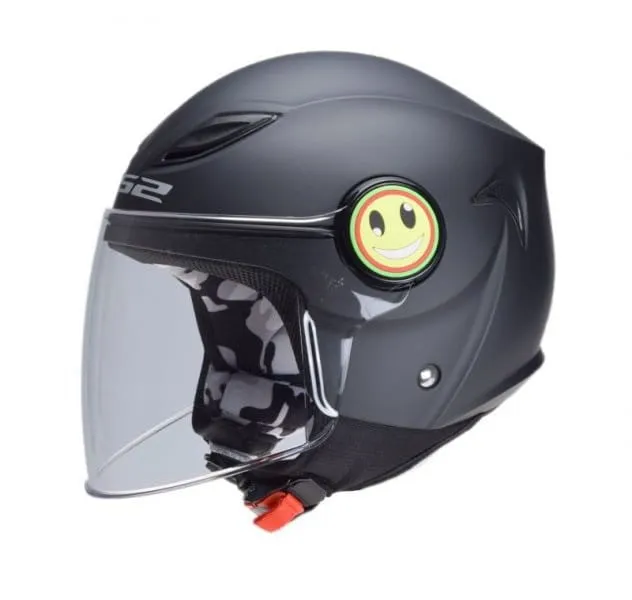 LS2 OF602 FUNNY MOTORCYCLE OPEN FACE HELMET FOR JUNIOR