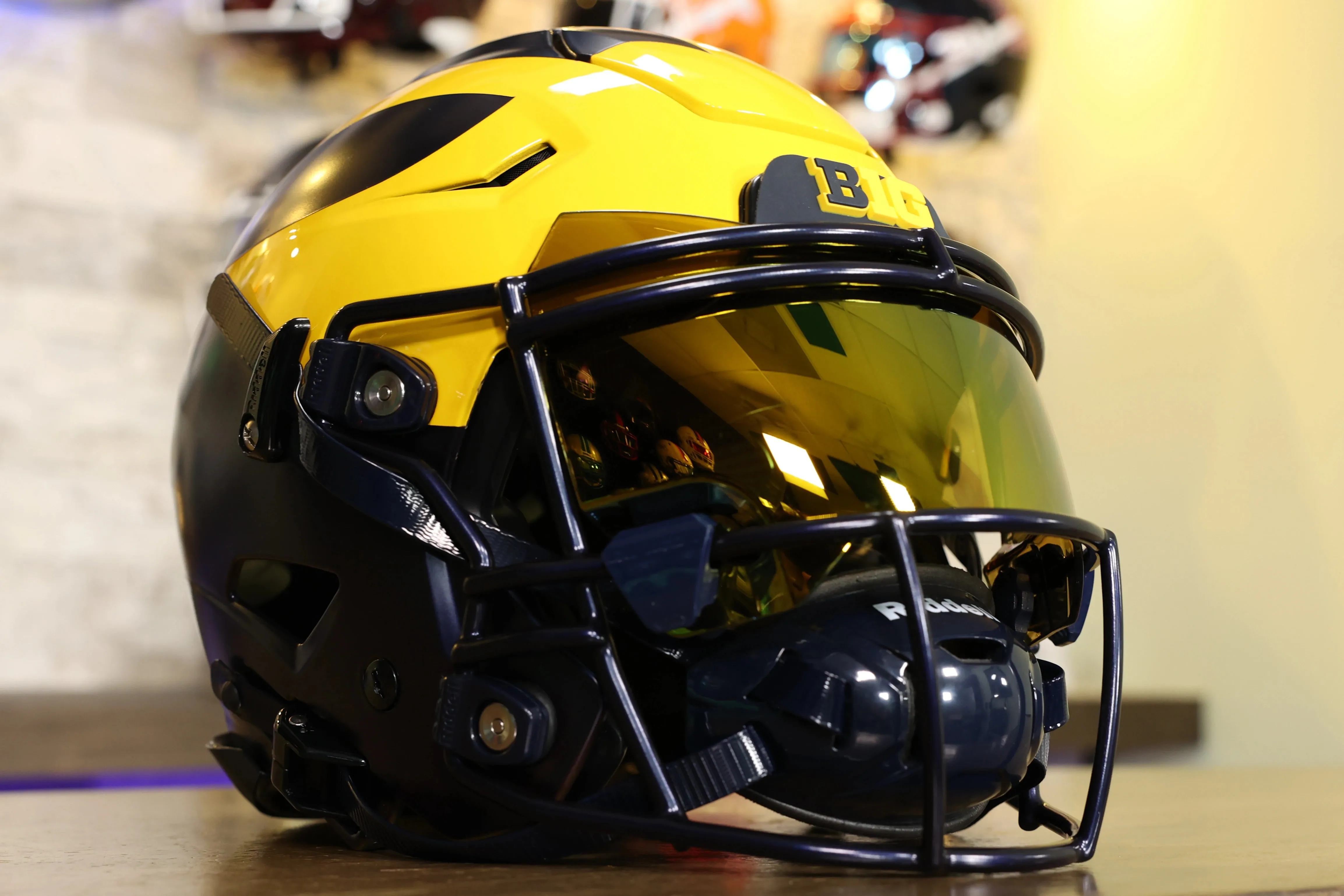 Michigan Wolverines Riddell SpeedFlex Helmet - GG Edition 02091