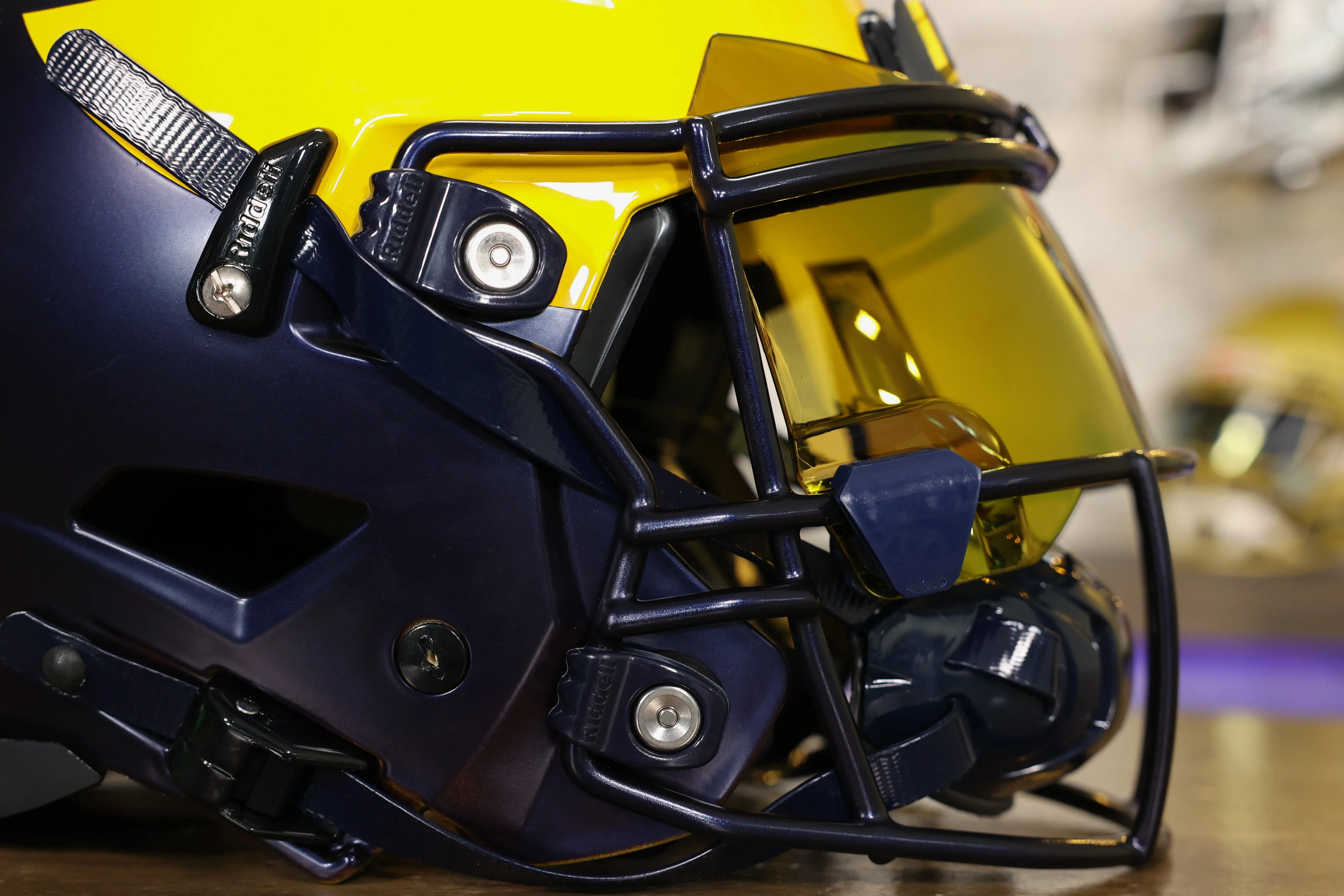 Michigan Wolverines Riddell SpeedFlex Helmet - GG Edition 02091