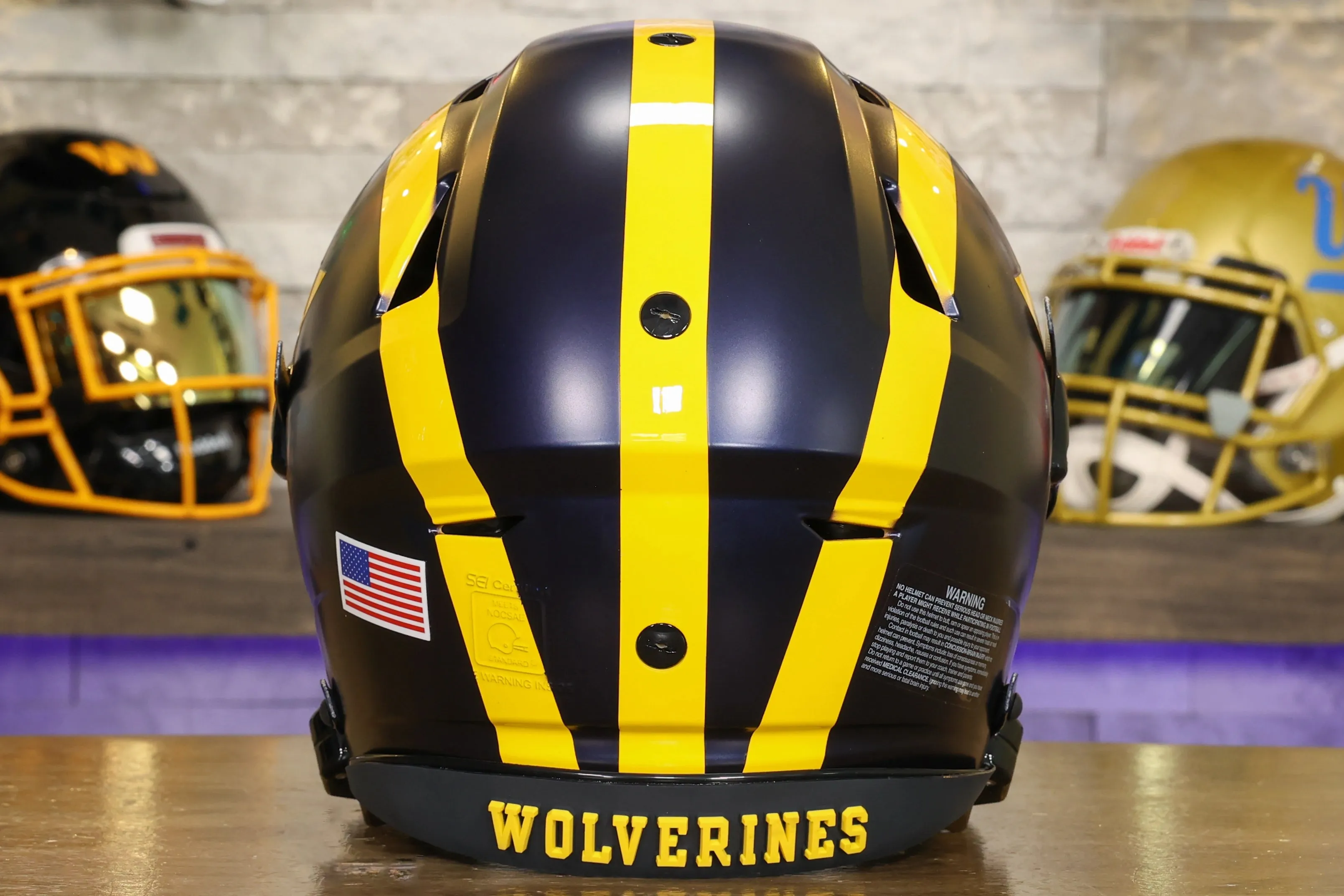 Michigan Wolverines Riddell SpeedFlex Helmet - GG Edition 02091