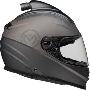 Moose Racing Air Intake Full Face Helmet Black
