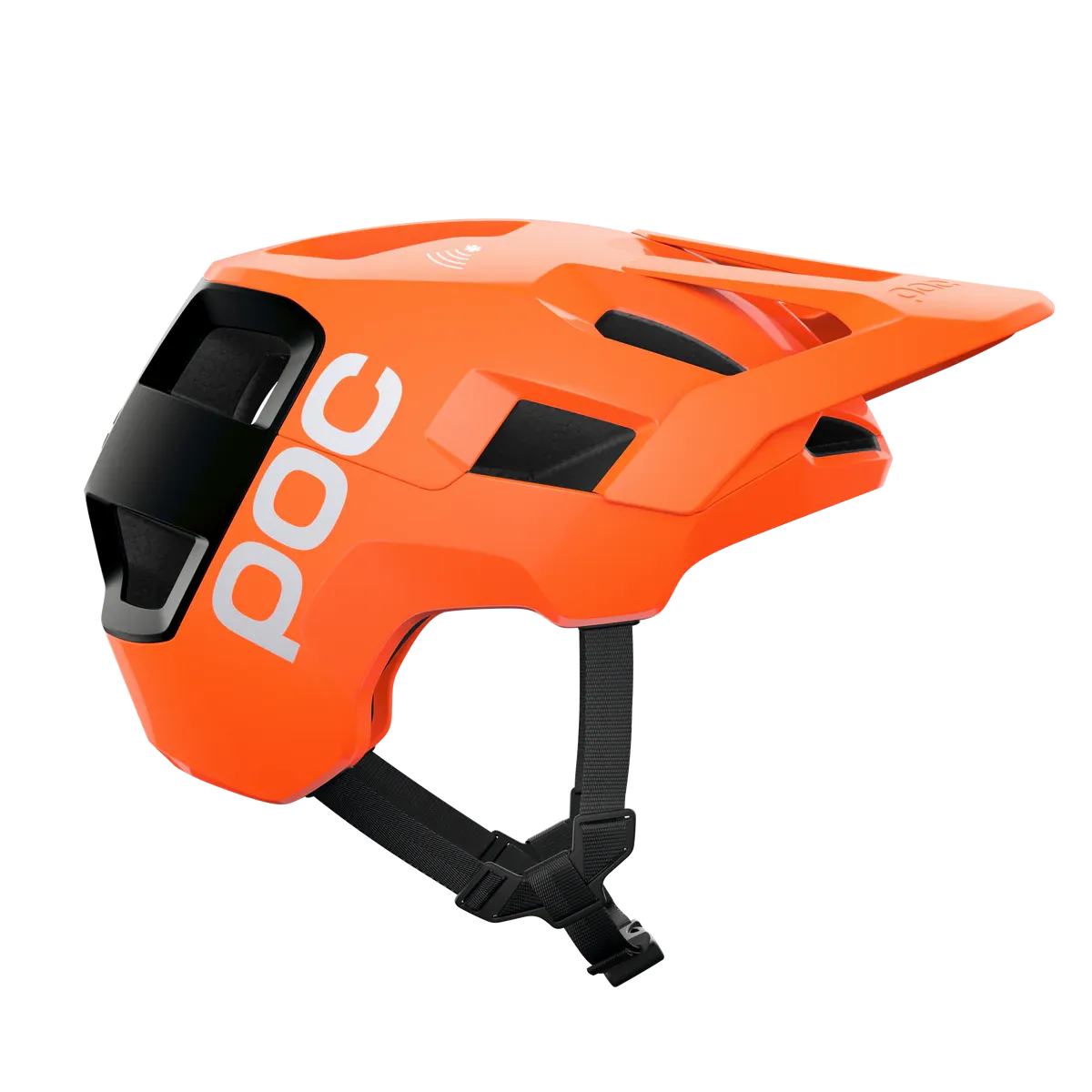 POC Kortal Race MIPS MTB Helmet - Fluorescent Orange Avip-Uranium Black Matt
