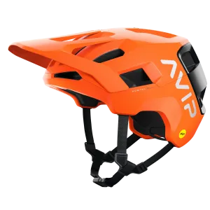 POC Kortal Race MIPS MTB Helmet - Fluorescent Orange Avip-Uranium Black Matt