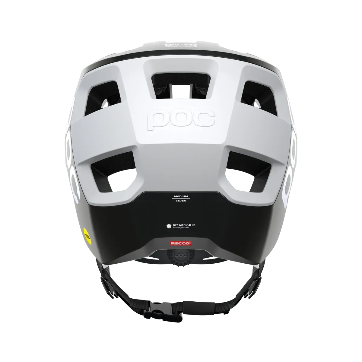 POC Kortal Race MIPS MTB Helmet - Uranium Black Matt-Hydrogen White