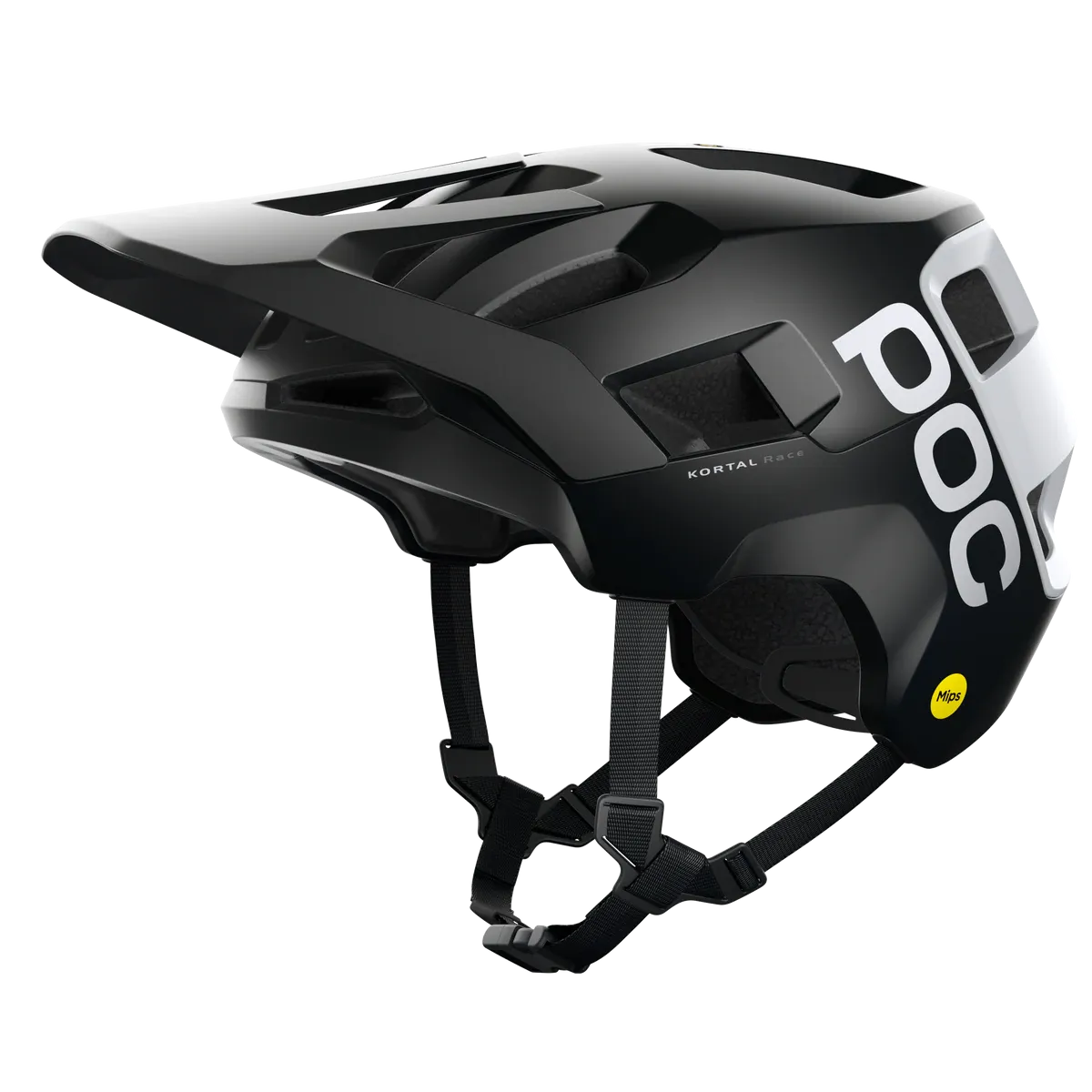 POC Kortal Race MIPS MTB Helmet - Uranium Black Matt-Hydrogen White