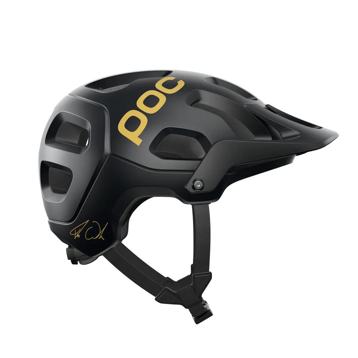 POC Tectal MTB Helmet - Fabio Edition - Uranium Black Matt-Gold