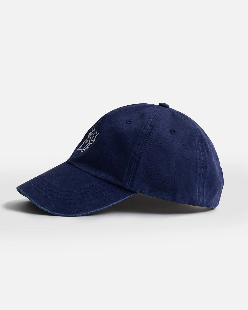 Queenhead Logo Cap Washed Navy
