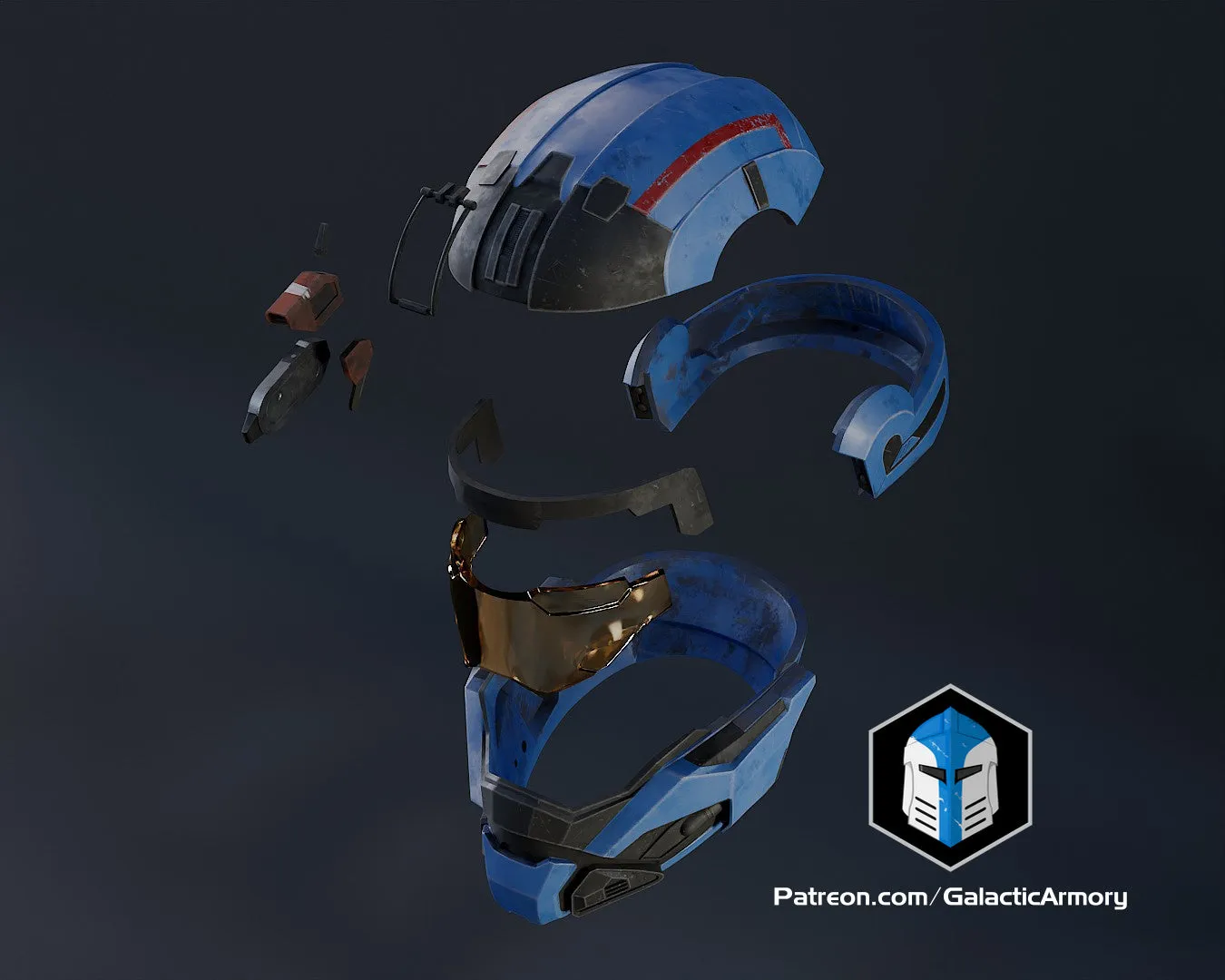 Reach Carter Helmet - 3D Print Files
