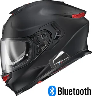 Scorpion EXO-Eclipse Full Face Bluetooth Helmet Matte Black
