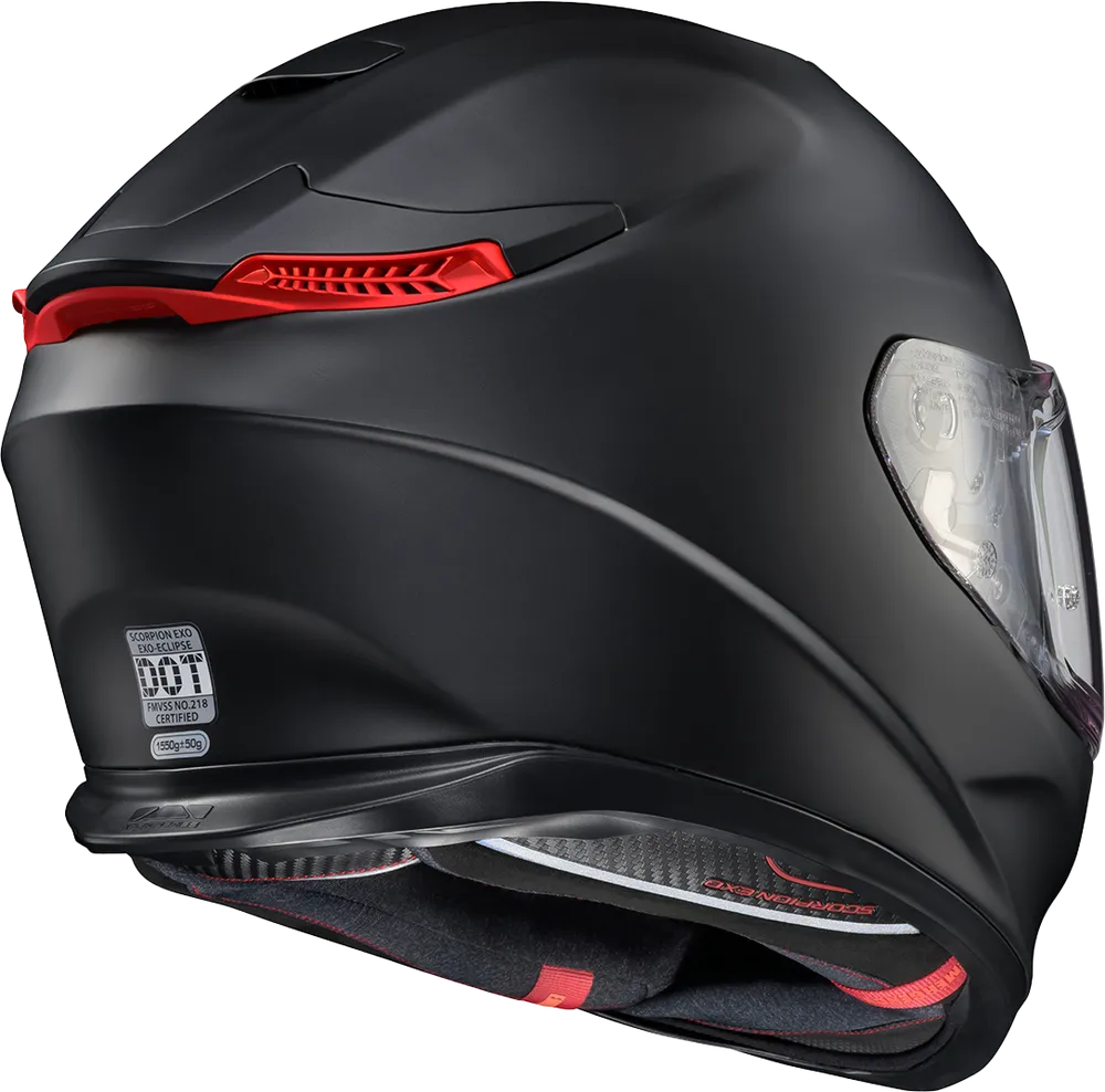 Scorpion EXO-Eclipse Full Face Bluetooth Helmet Matte Black