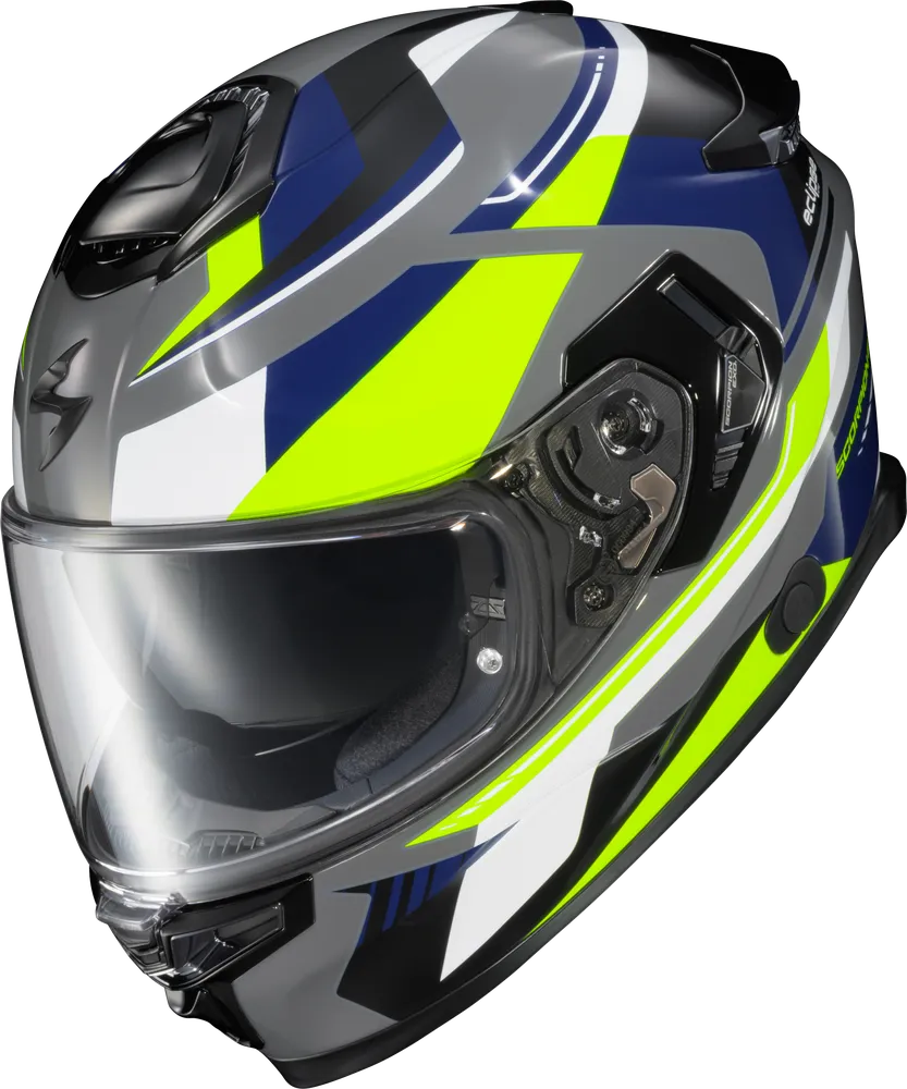 Scorpion EXO-Eclipse Full Face Helmet Lunar Hi Vis