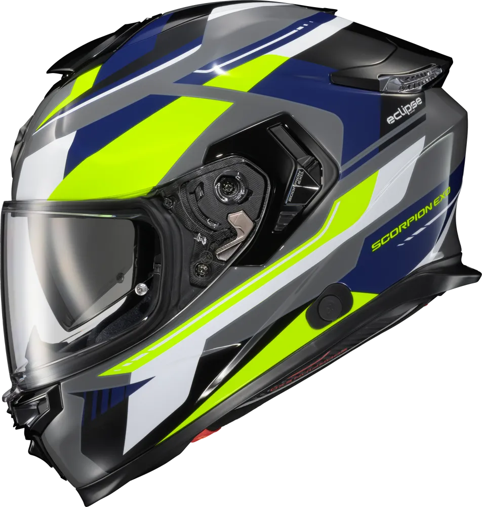 Scorpion EXO-Eclipse Full Face Helmet Lunar Hi Vis