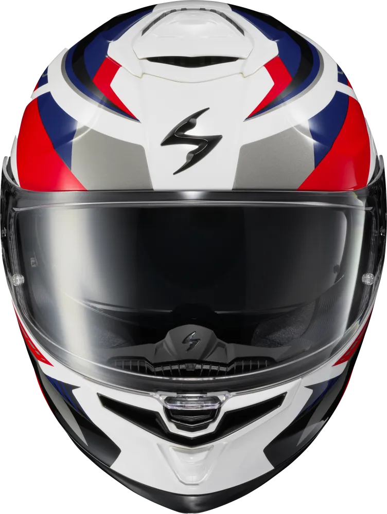 Scorpion EXO-Eclipse Full Face Helmet Lunar Red White Blue