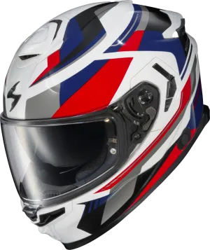 Scorpion EXO-Eclipse Full Face Helmet Lunar Red White Blue