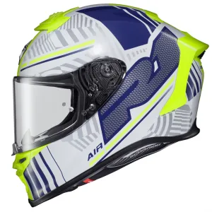 Scorpion EXO EXO-R1 Air Full Face Helmet Juice White/Blue