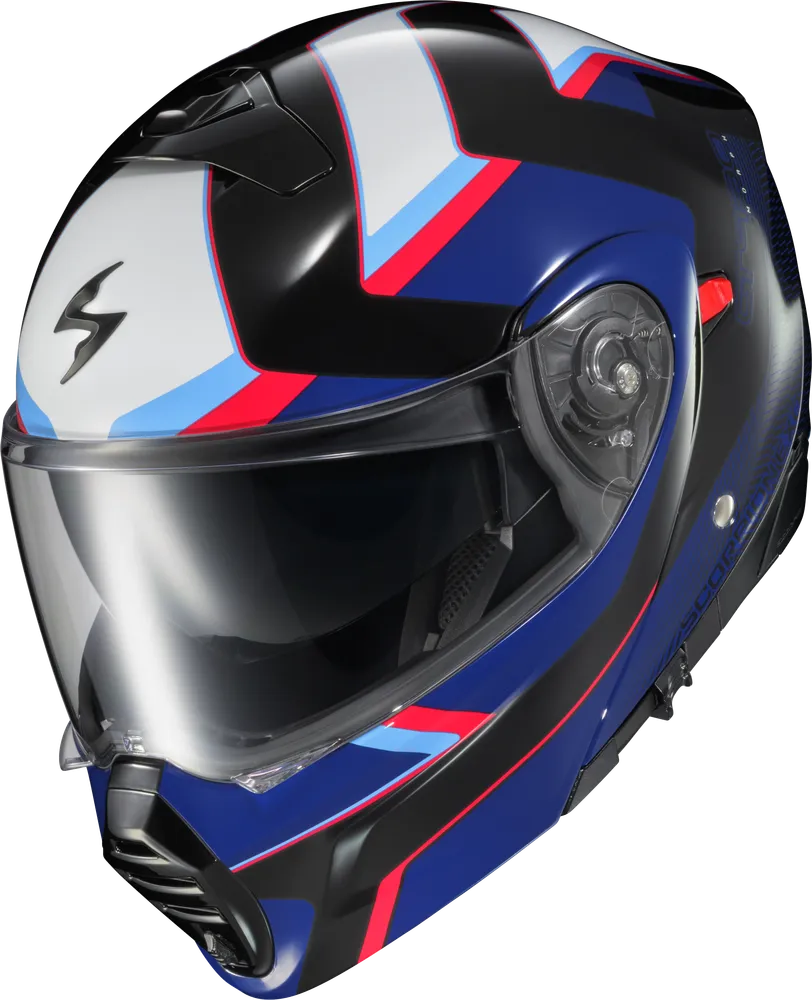 Scorpion EXO-GT-930 Modular Transformer Helmet Morph Blue/Red