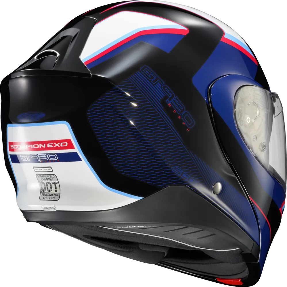 Scorpion EXO-GT-930 Modular Transformer Helmet Morph Blue/Red