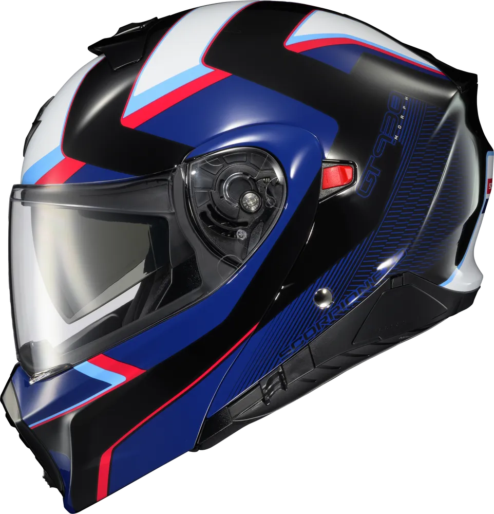 Scorpion EXO-GT-930 Modular Transformer Helmet Morph Blue/Red