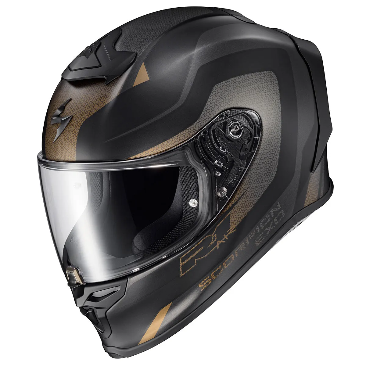 Scorpion EXO-R1 Air Full Face Hive Gold/Black