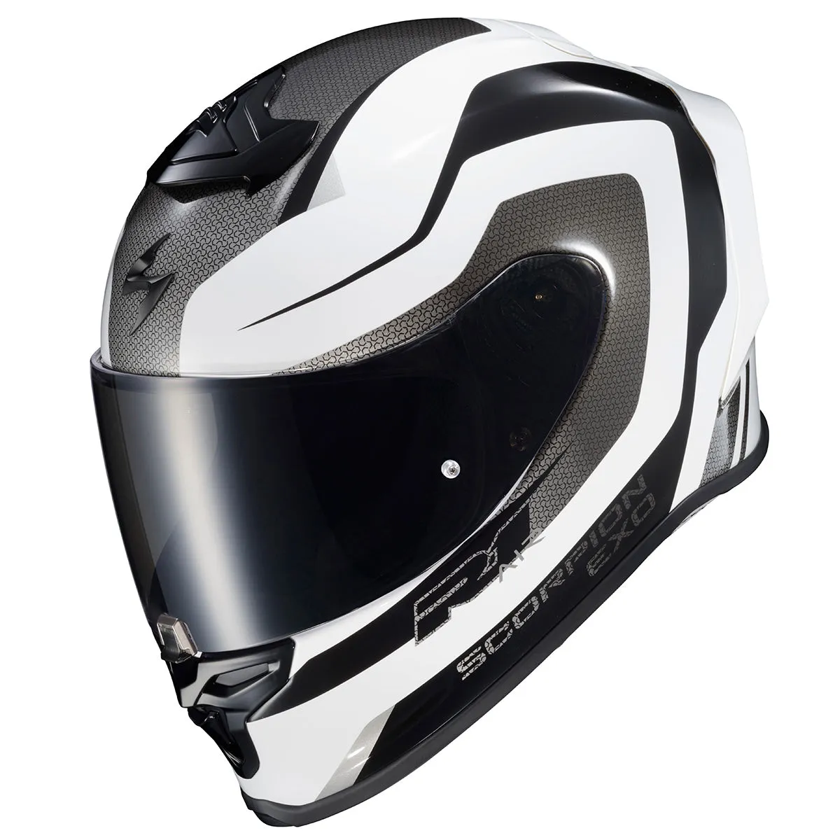 Scorpion EXO-R1 Air Full Face Hive White/Black