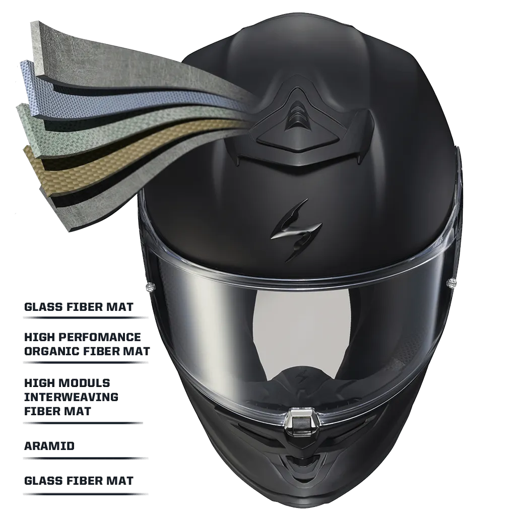 Scorpion EXO-R1 Air Full Face Hive White/Black