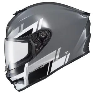 Scorpion EXO-R420  Full Face Helmet Pace Graphic Cement