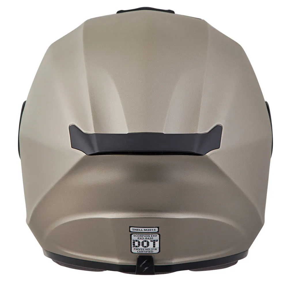 Scorpion EXO-R420  Full Face Helmet Titanium Size 3XL
