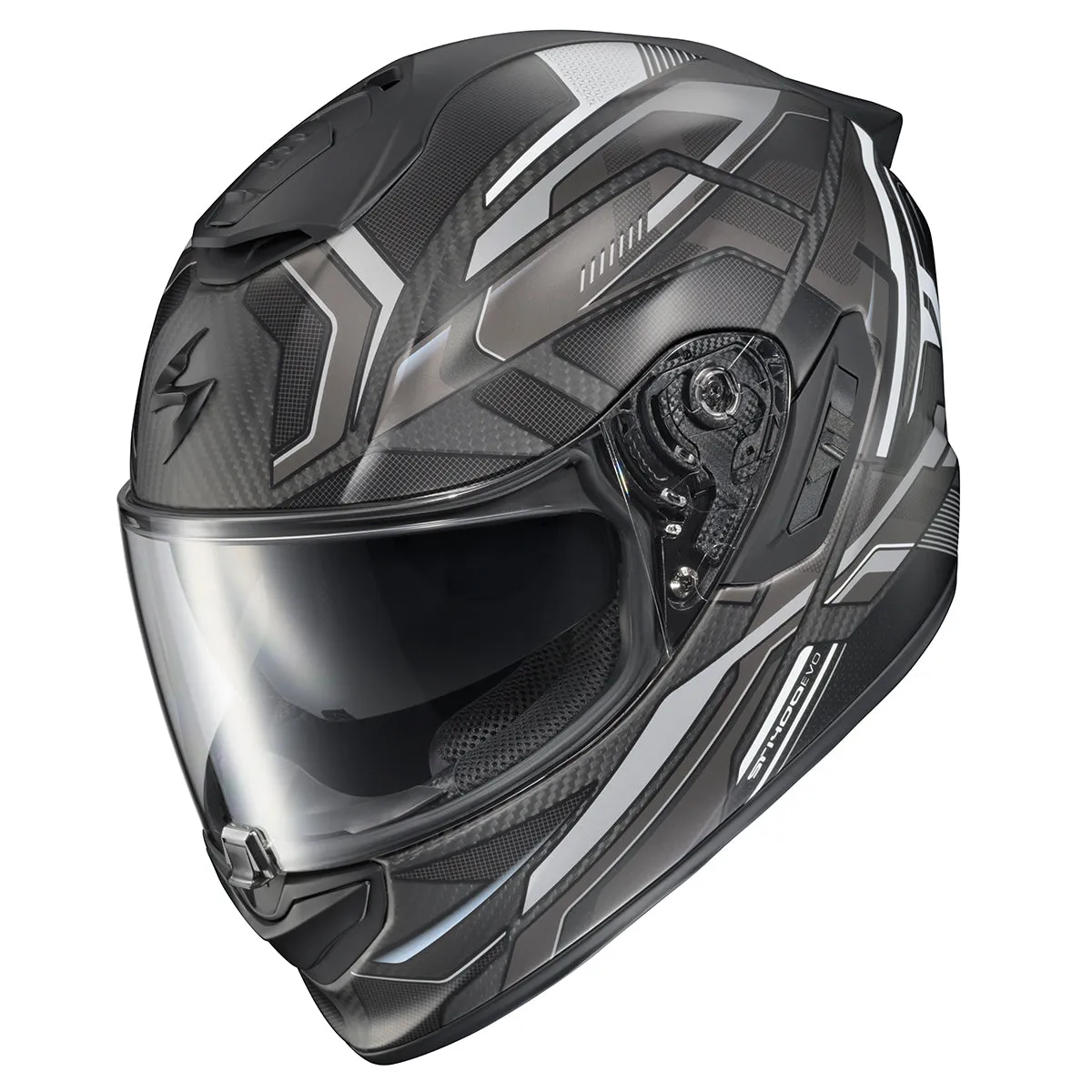Scorpion EXO-ST1400 Carbon Bluetooth Helmet Hex Matte Grey
