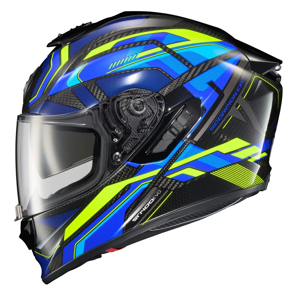 Scorpion EXO-ST1400 Carbon Full Face Helmet Hex Gloss Blue