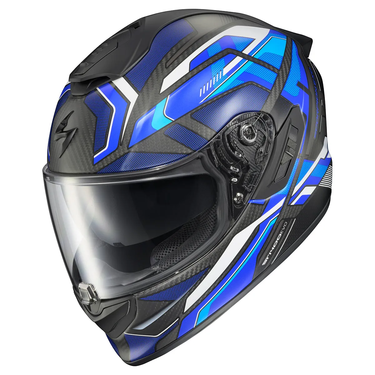 Scorpion EXO-ST1400 Carbon Full Face Helmet Hex Matte Blue