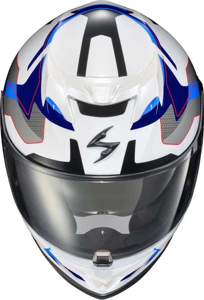 Scorpion EXO-T-520 Full Face Helmet Zuse White Blue