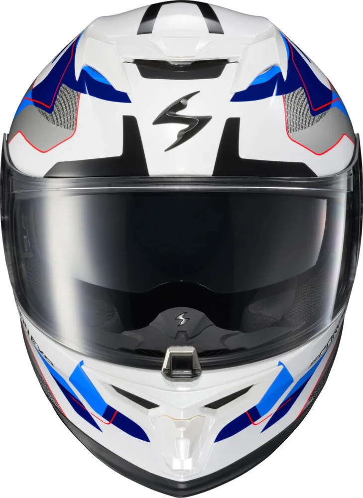 Scorpion EXO-T-520 Full Face Helmet Zuse White Blue