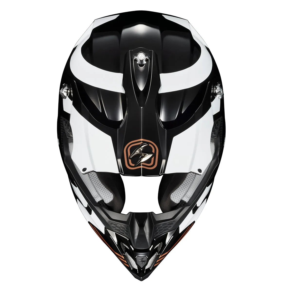 Scorpion VX-16 Off Road Helmet Format Graphic Gold
