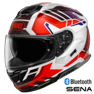 Shoei GT-Air 3 Full Face Helmet Hike Graphic TC-10 SRL 3 Installed