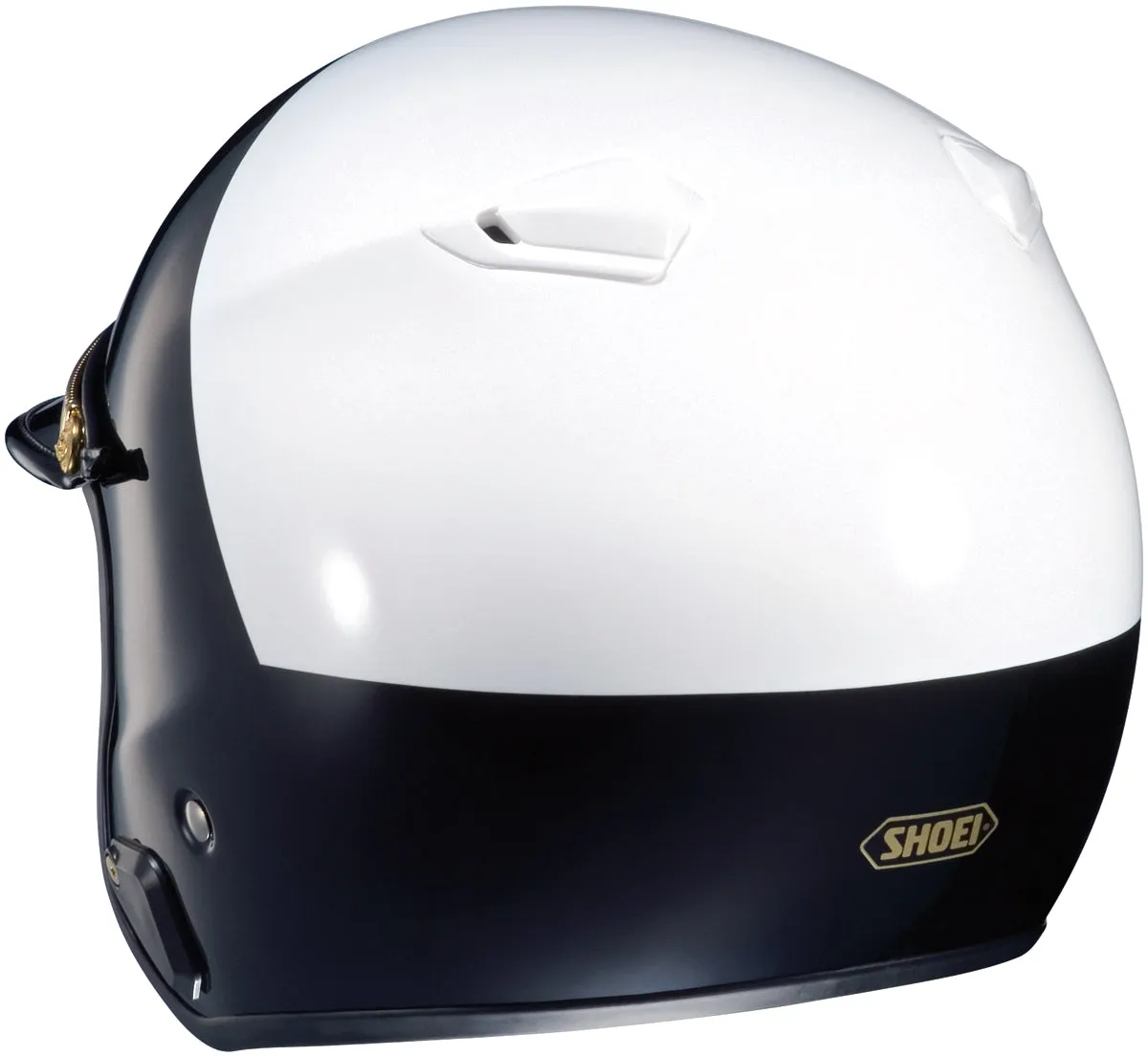 Shoei RJ-Platinum-R Open Face Helmet LE Hi Rise Black White