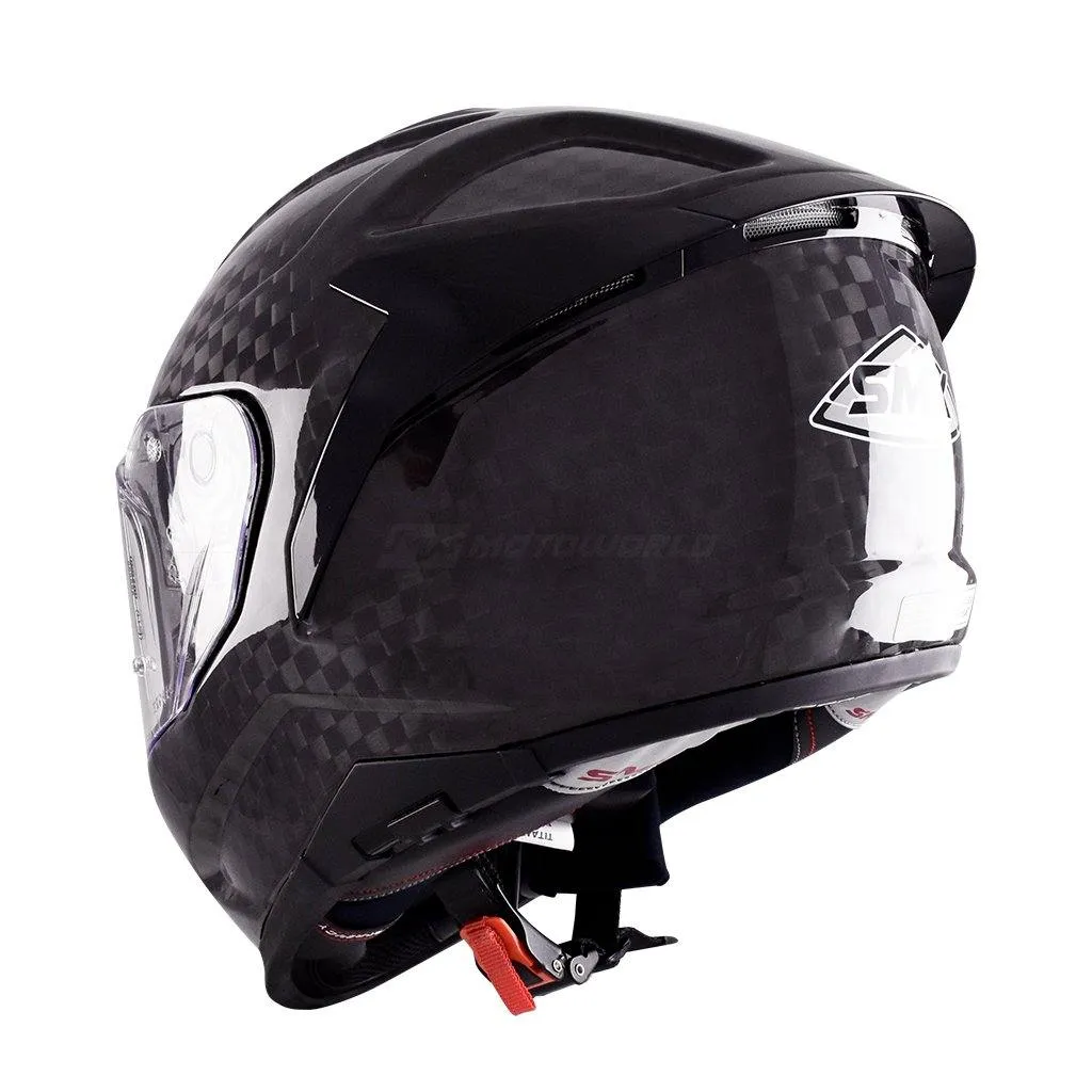 SMK TITAN CARBON MOTORCYCLE FULL FACE HELMET