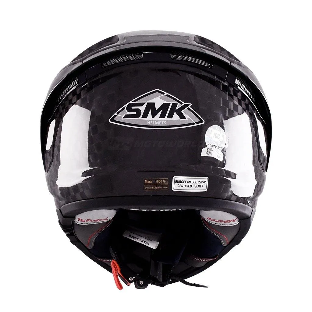 SMK TITAN CARBON MOTORCYCLE FULL FACE HELMET