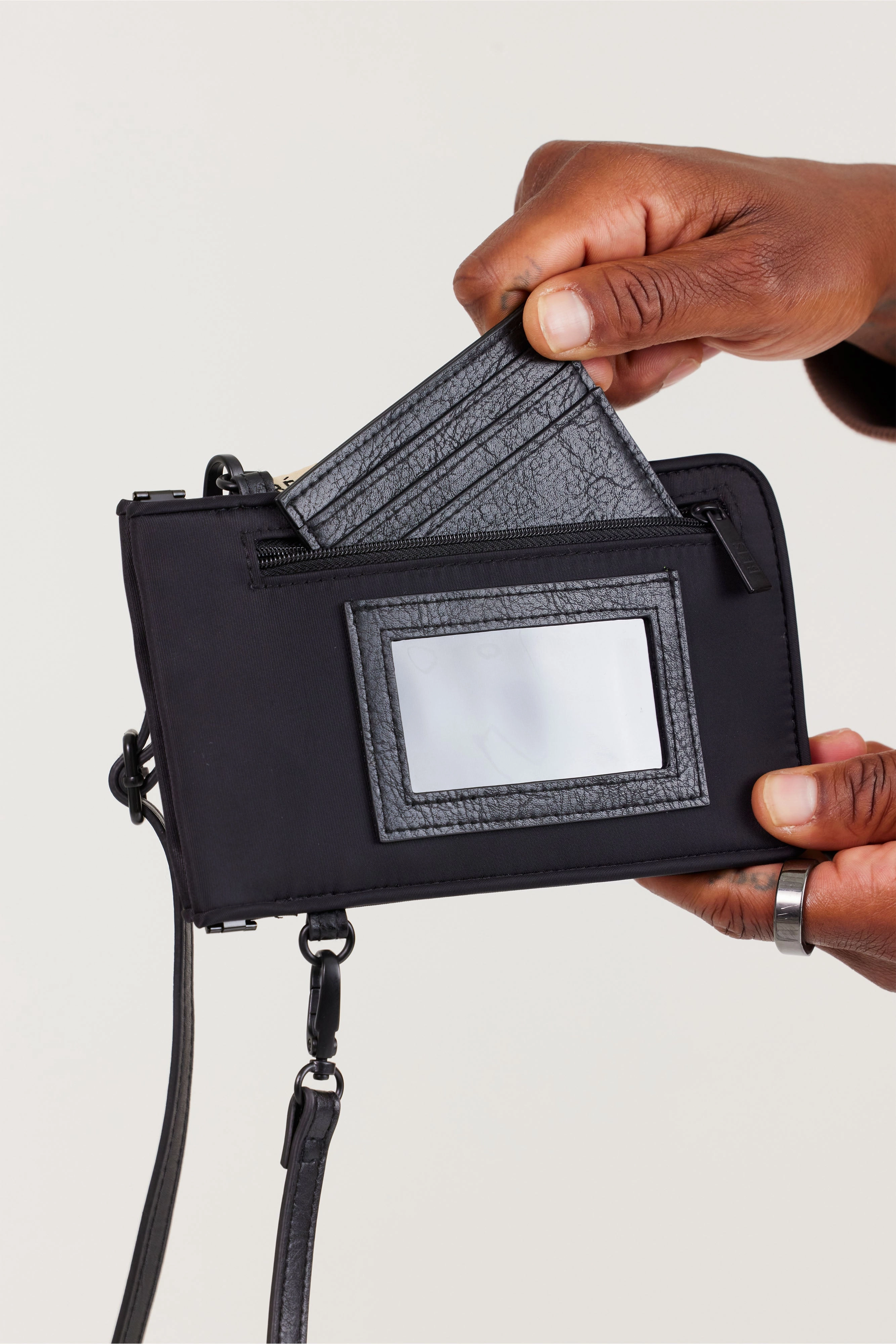 The ID Crossbody Bag In Black