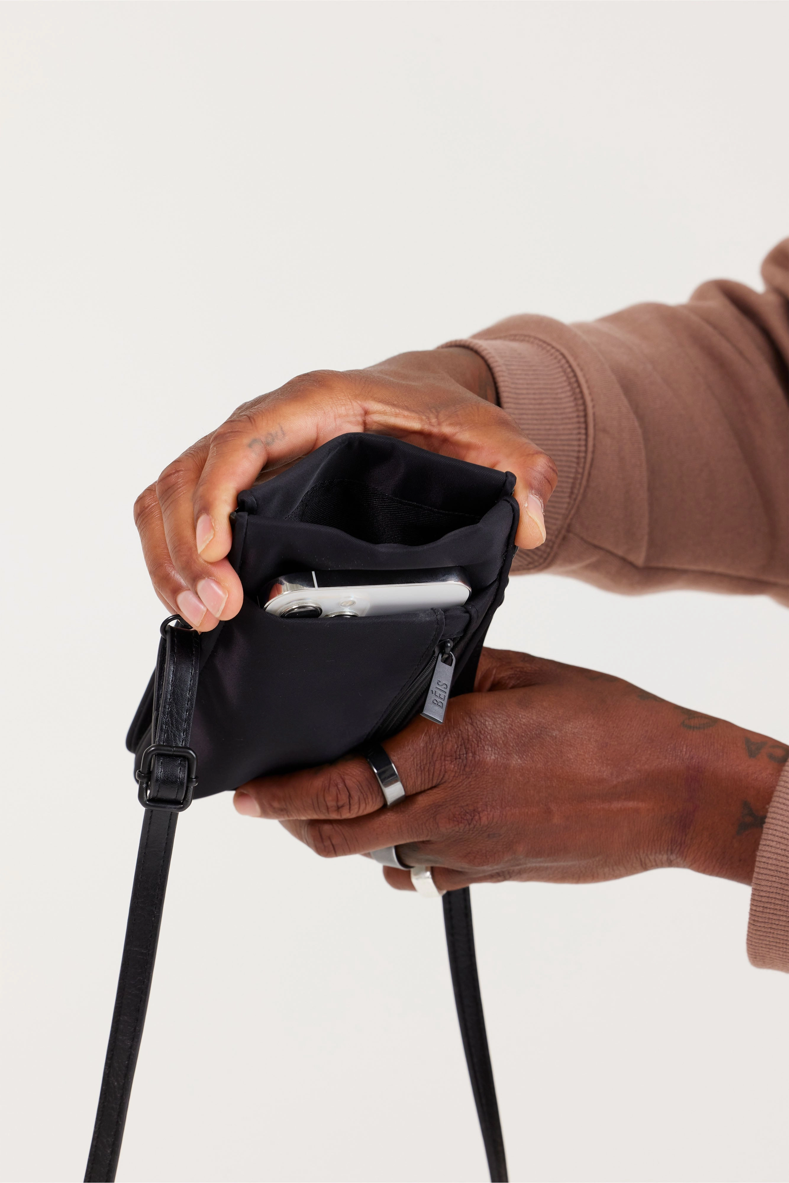 The ID Crossbody Bag In Black