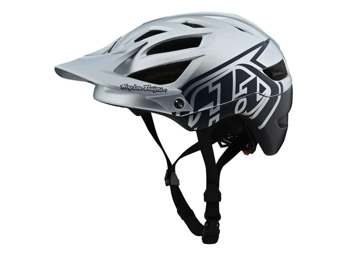 Troy Lee Designs A1 MIPS MTB Helmet - Classic - Silver-Navy - 2020