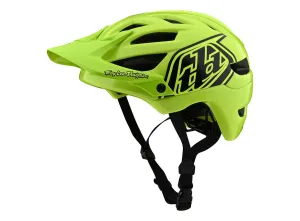 Troy Lee Designs A1 MIPS MTB Helmet - Drone - Youth - Flo Yellow-Black - 2020