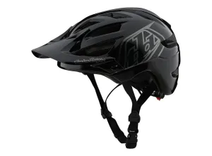 Troy Lee Designs A1 MTB Helmet - Drone - Youth - Black-Silver - 2020