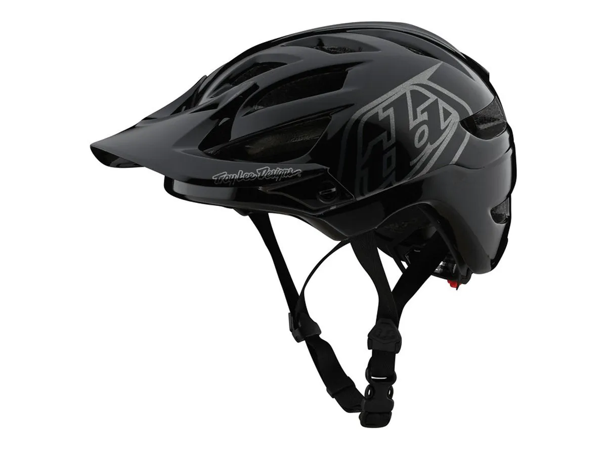 Troy Lee Designs A1 MTB Helmet - Drone - Youth - Black-Silver - 2020