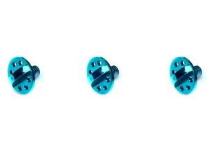 Troy Lee Designs A1/A2 Helmet Visor Screws - 3 Pack - Blue