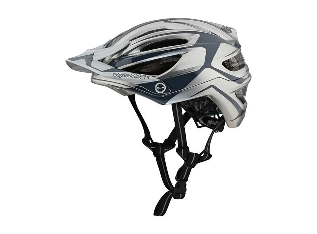 Troy Lee Designs A2 MIPS MTB Helmet - Dropout - Silver- 2019