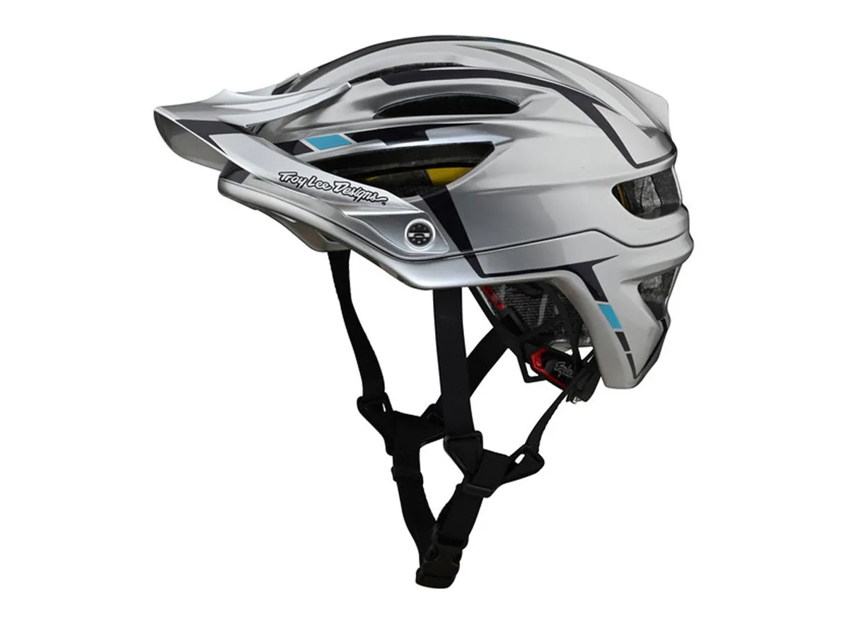 Troy Lee Designs A2 MIPS MTB Helmet - Sliver - Silver-Burgundy
