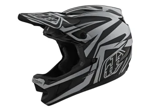 Troy Lee Designs D4 Composite Full Face Helmet - Slash - Black-Silver - 2020