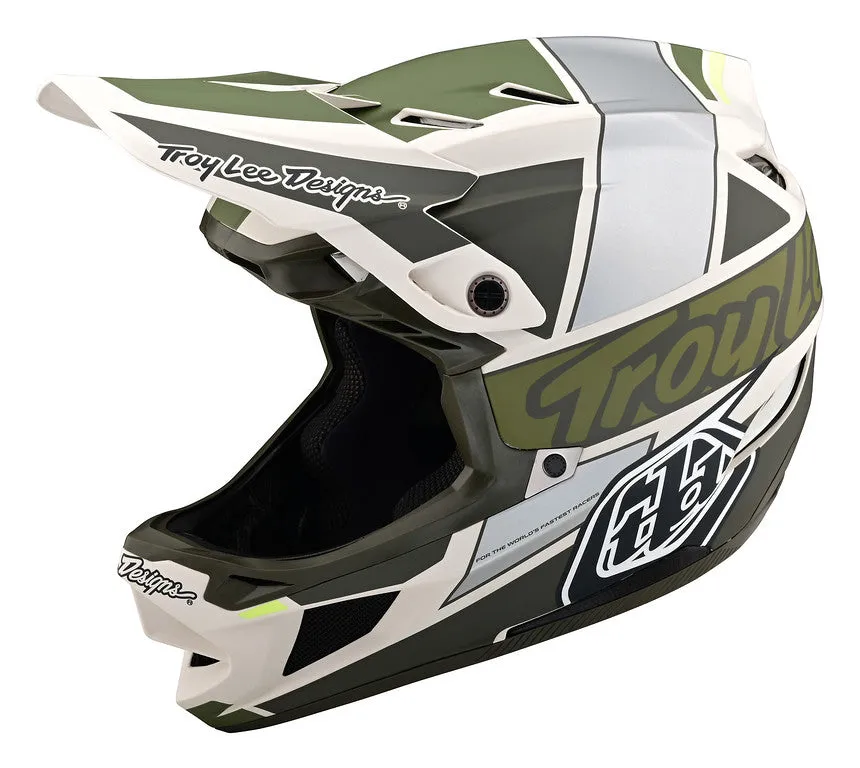 Troy Lee Designs D4 Composite Full Face Helmet - Team - Military - 2022