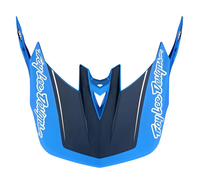 Troy Lee Designs D4 Replacement Visor - Shadow - Blue