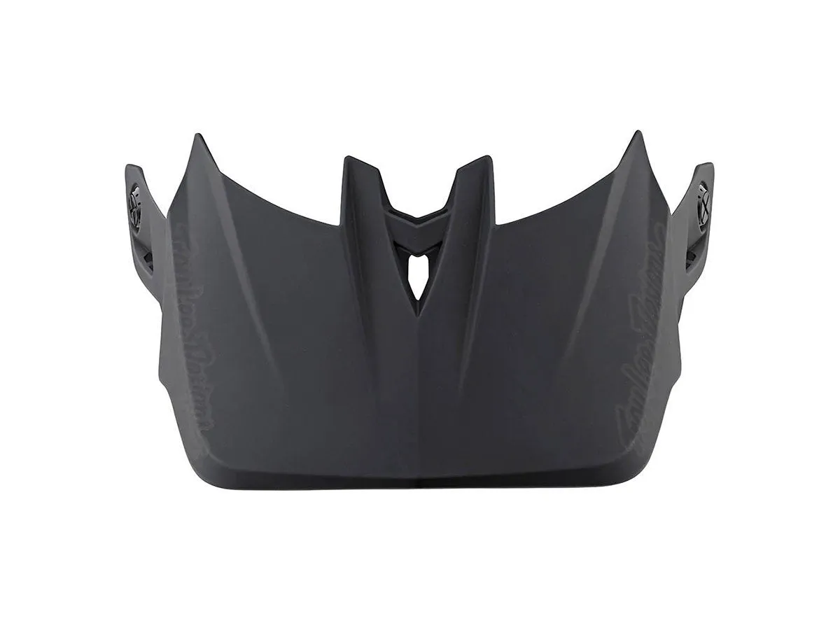 Troy Lee Designs D4 Replacement Visor - Stealth - Black-Gray